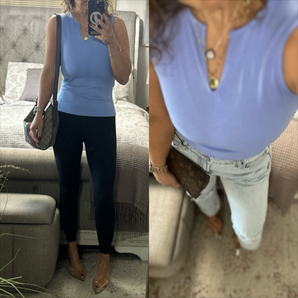 New💙 Soft Ribbed Everyday Tank